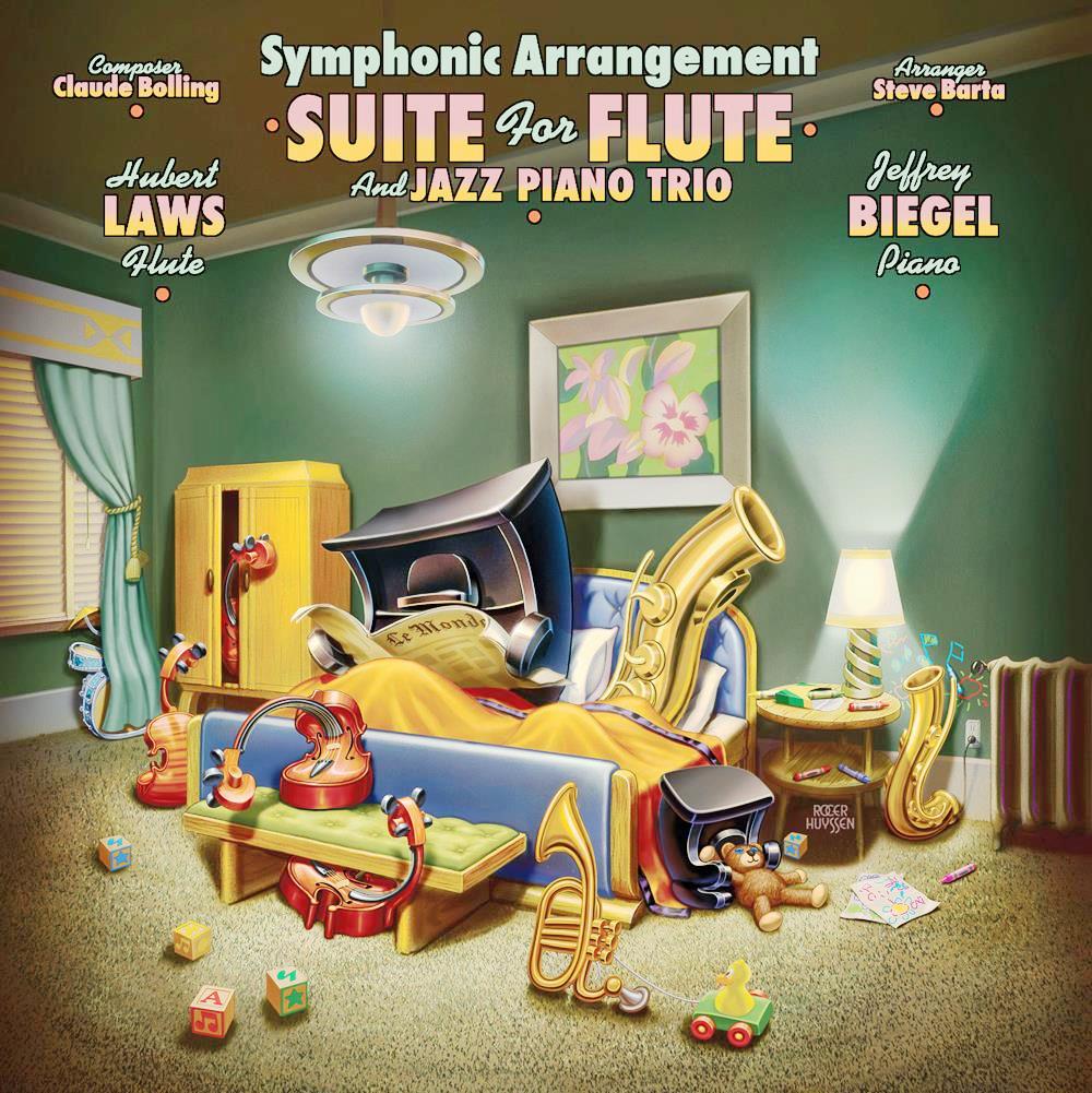 Symphonic Arrangement of Claude Bolling's Suite for Flute and Jazz Piano Trio - CD cover